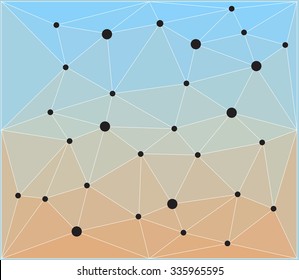 Abstract geometric background.Polygonal vector background.