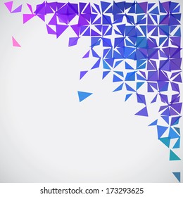Abstract, geometric backgrounds.