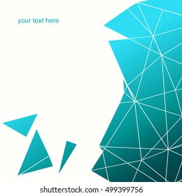 Abstract, geometric backgrounds.