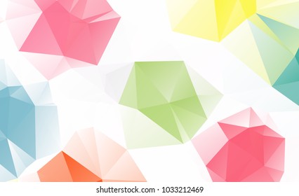 Abstract Geometric backgrounds full Color