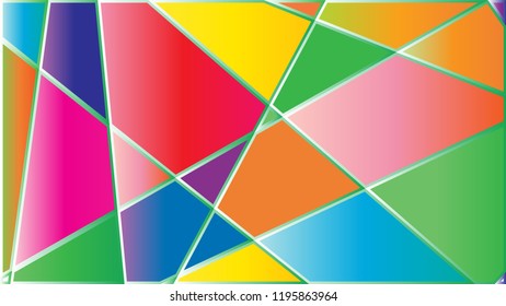 Abstract Geometric backgrounds full Color