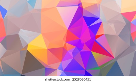 Abstrakte geometrische Hintergründe voll Farbe