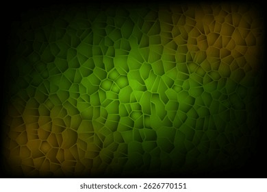 Fondos geométricos Abstractas en tonos verdes. Diseño de Vector poligonal.