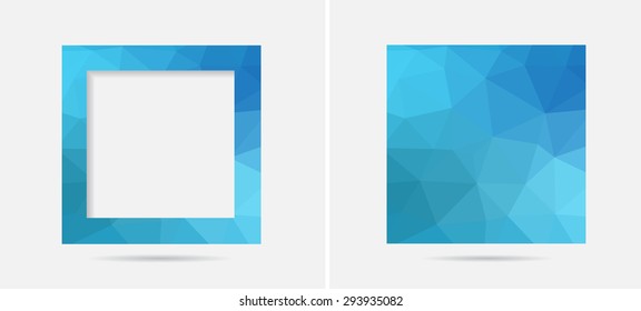 Abstract geometric backgrounds .Polygonal backgrounds set.Vector illustration.