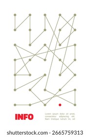 Abstract geometric backgrounds for reports and presentations. Use for science, analytics, digital innovation, and corporate documents. Minimalist vector design with lines and circles.