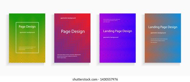 Abstract geometric backgrounds. Simple elements composition. Vector illustration.