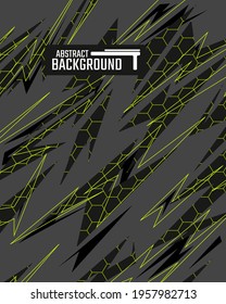 Abstract geometric backgrounds for sports and games. Abstract racing backgrounds for t-shirts, race car livery, car vinyl stickers, etc.