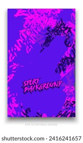Abstract geometric backgrounds for sports and games. Abstract racing backgrounds for t-shirts, race car livery, car vinyl stickers, etc. Vector background.