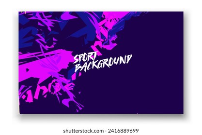 Abstract geometric backgrounds for sports and games. Abstract racing backgrounds for t-shirts, race car livery, car vinyl stickers, etc. Vector background.