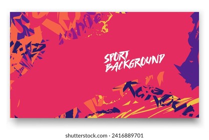 Abstract geometric backgrounds for sports and games. Abstract racing backgrounds for t-shirts, race car livery, car vinyl stickers, etc. Vector background.