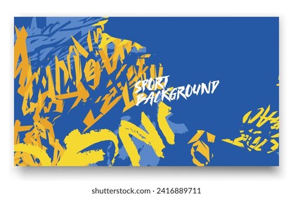 Abstract geometric backgrounds for sports and games. Abstract racing backgrounds for t-shirts, race car livery, car vinyl stickers, etc. Vector background.
