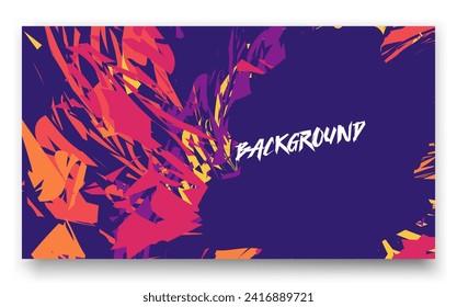 Abstract geometric backgrounds for sports and games. Abstract racing backgrounds for t-shirts, race car livery, car vinyl stickers, etc. Vector background.