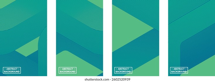 Abstract Geometric Backgrounds, Vector Illustration