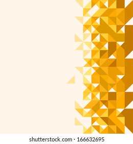 Abstract, geometric backgrounds. Yellow