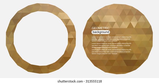 Abstract geometric backgrounds.Polygonal backgrounds.Vector illustration.