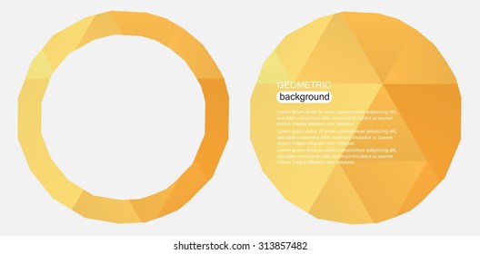 Abstract geometric backgrounds.Polygonal backgrounds.Vector illustration.