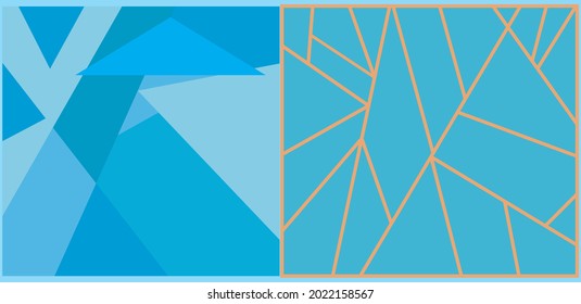 Abstract geometric background.Triangle background. eps 10
