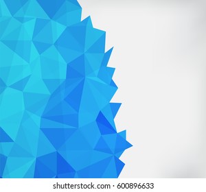 Abstract geometric background.Vector polygonal background.