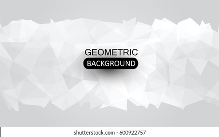 Abstract geometric background.Vector polygonal background.