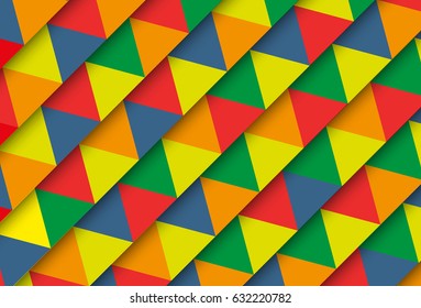 Abstract geometric background.Vector triangle background.