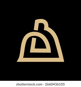 Abstractas bolso geométrico o logotipo de la bolsa. Ideal para marcas de moda, minoristas o de lujo