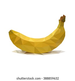 abstract geometric banana