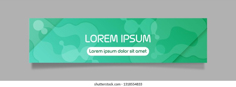 abstract geometric banner