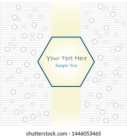 abstract geometric banner background card