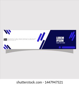 Abstract geometric banner, flat for website design.