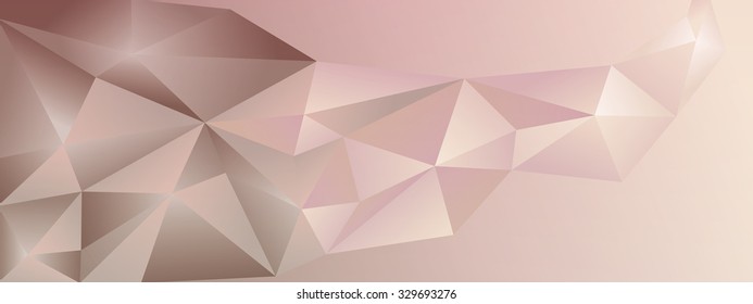 Abstract geometric banner full vector