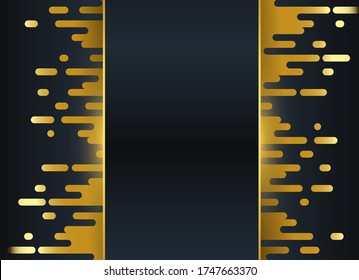 Abstract geometric banner gold web banner waves vector in gold colors. Abstract swoosh texture. 