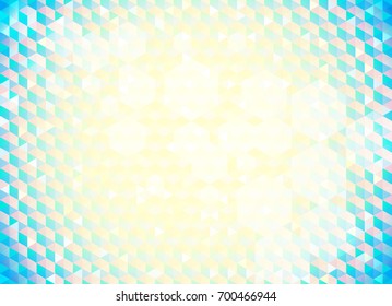Abstract geometric banner with Hexagon and Triangle. For business and technology brochure, poster, leaflet and other decoration design. Background vector illustration.