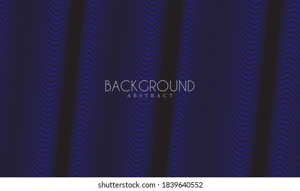 Abstract geometric banner on blue background. vector