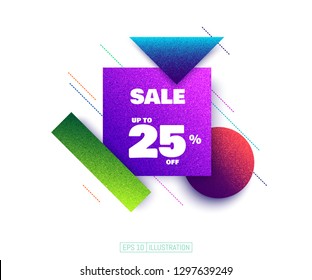 Abstract geometric banner.  Template for banner, brochure, book cover, booklet design. Vector illustration.