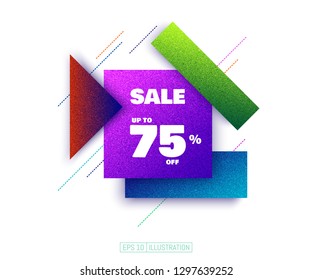 Abstract geometric banner.  Template for banner, brochure, book cover, booklet design. Vector illustration.