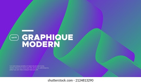 Abstract geometric banner template. Vector illustration. 