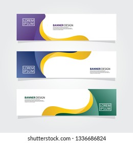 Abstract geometric banner web template. header background for website design.