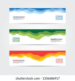 Abstract geometric banner web template. header background for website design.