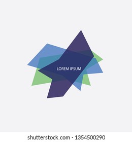 Abstract Geometric Banners Liquid Shapes Blue stock is very old