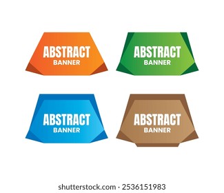 Anuncios geométricos Abstractas Establecer forma de Colección