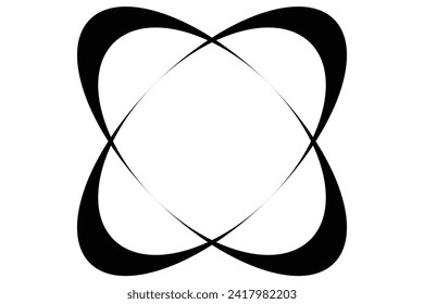 Abstract Geometric Basic Graphic Sticker Design
