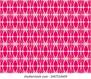 Abstract Geometric Batik pattern vector background. Trendy Ornament for fabric, wallpaper, packaging, wrapping, decorative print, and wall.