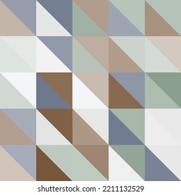 Abstract geometric Bauhaus pattern design. Vector circle, triangle and square lines color art design. Colorful Bauhaus background pattern. 