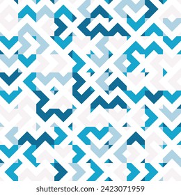 Abstract geometric Bauhaus pattern design. Vector circle, triangle and square lines color art design. Colorful Bauhaus background pattern. 
