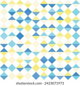 Abstract geometric Bauhaus pattern design. Vector circle, triangle and square lines color art design. Colorful Bauhaus background pattern. 