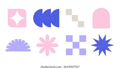 Abstract Geometric Bauhaus Shapes Composition