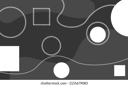 Abstract geometric black background vector