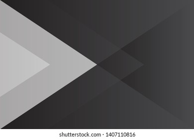 Abstract geometric black color background, vector illustration