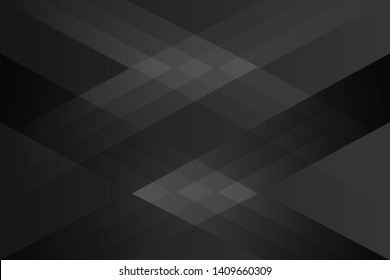 Abstract geometric black color background, vector illustration