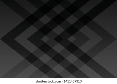 Abstract geometric black color background, vector illustration
